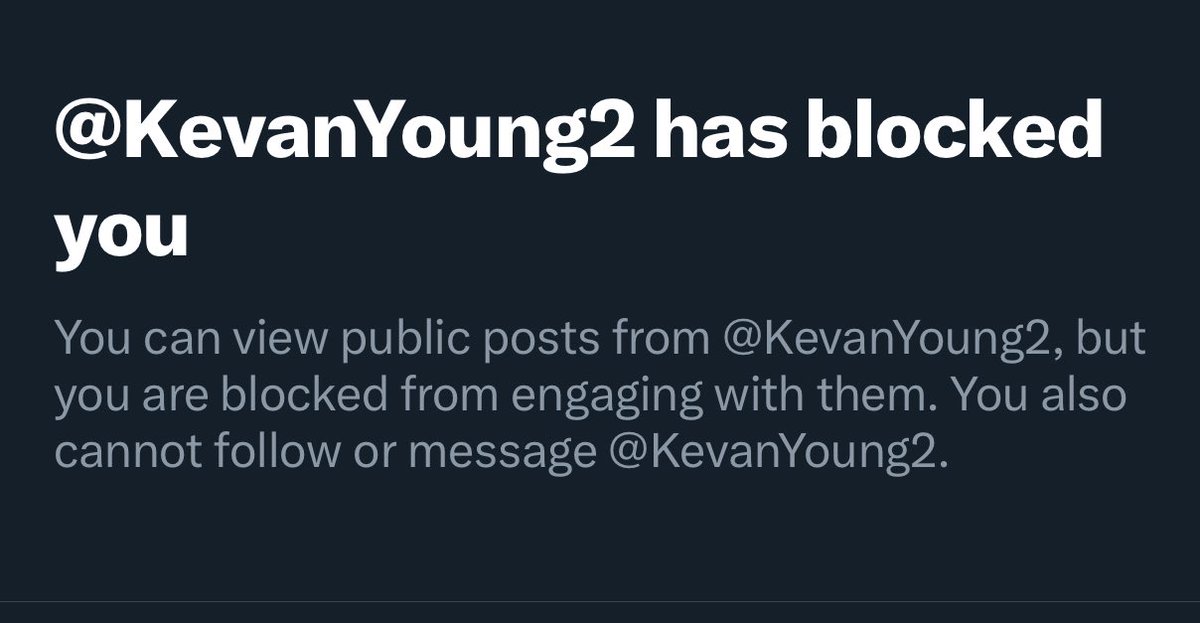 Evidently Mr Young didn’t have the actual link to prove his comment and didn’t want to deal with the likes of me 🤣😂🤣😂