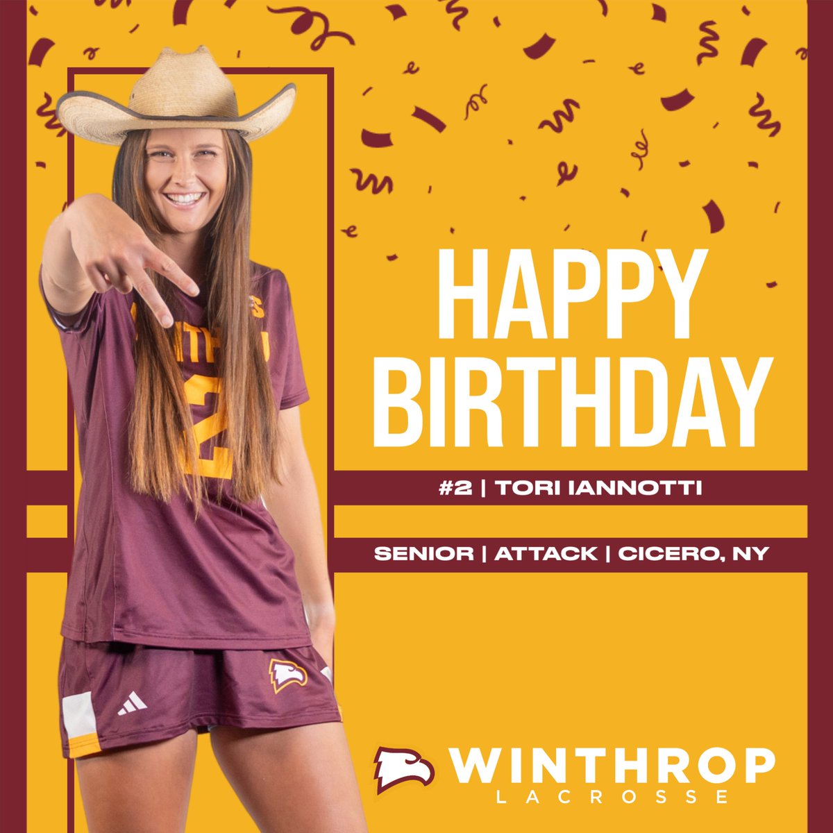 Happy bday to Tori Iannotti! About our dual sport student-athlete ⬇️
.
#2 double majors in accounting &amp; marketing with a minor in legal studies. She plans to take the CPA exam, move to Hawaii with her fiancé, &amp; become a spy one day! HBD, Tonky! 🥳💛
.
#GoEagles | #ROCKtheHILL