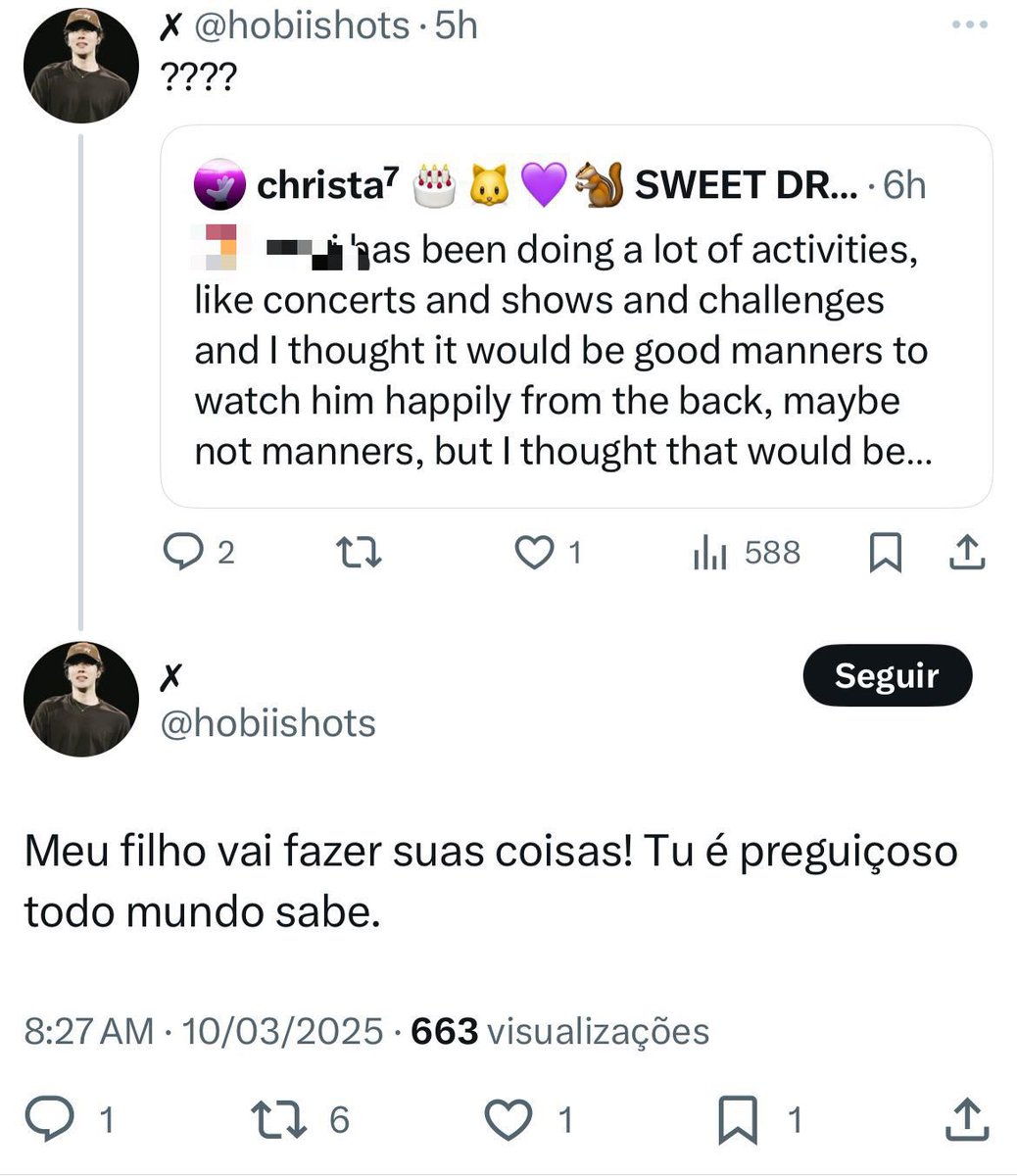 UGHReport_'s tweet image. 🚨MASS REPORT
Além de ser anti do 🐹 e do 🐯, ainda administra uma fanbase que é consumida por inúmeros ARMYs. Até quando o fandom vai fechar os olhos para esse absurdo?
— Denunciem sem engajar
> Incitação ao assédio
> Assédio direcionado
> Insultando
> Difamação e…