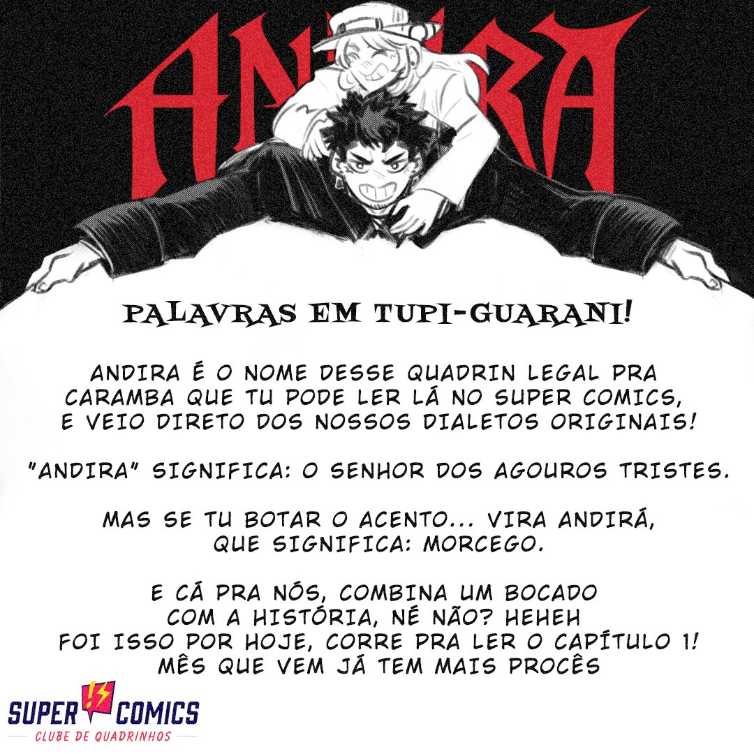 Andyichigo1's tweet image. AOBA MISAMI, Andira já tá disponível lá no supercomics, corre pra ler Lek, quem leu gostou, quem não gostou mentiu, vem ver meu quadrin de romancezin, fazia tempo que não fazia algo solo, ainda mais SÉRIE MENSAL em, só vai.
DE GRATIS EM
webapp.prod.supercomics.co/share/50e132d8…