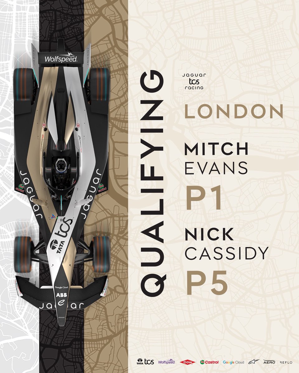 JaguarRacing's tweet image. This is shaping up rather nicely π€
Eyes forwardβ¦ π
#LondonEPrix π¬π§