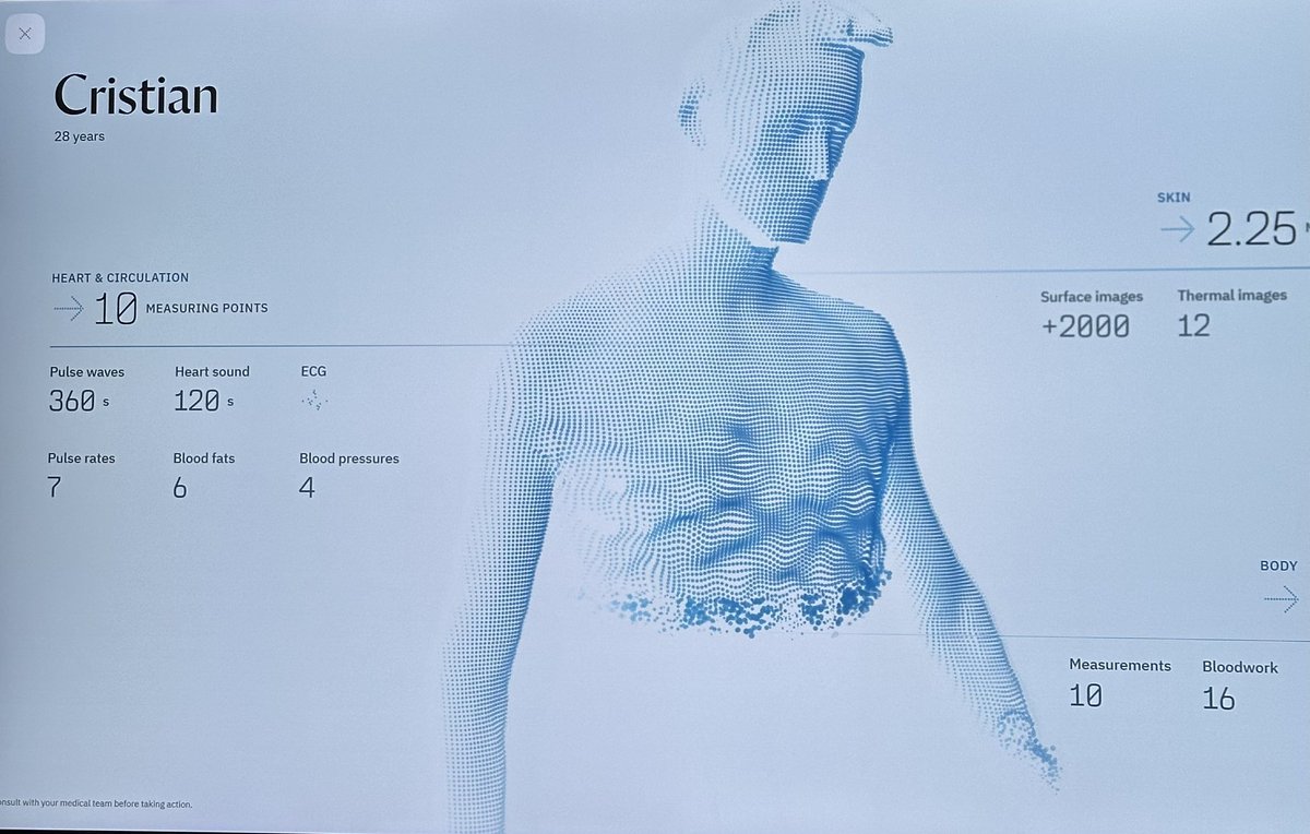 crisbodnar's tweet image. After being on a waitlist for almost a year, I finally had the chance to try the @NekoHealth body scan. Didn’t feel like the usual old-school clinic at all, but more like a sci-fi version of healthcare, built with great taste and attention to detail. What a great product!