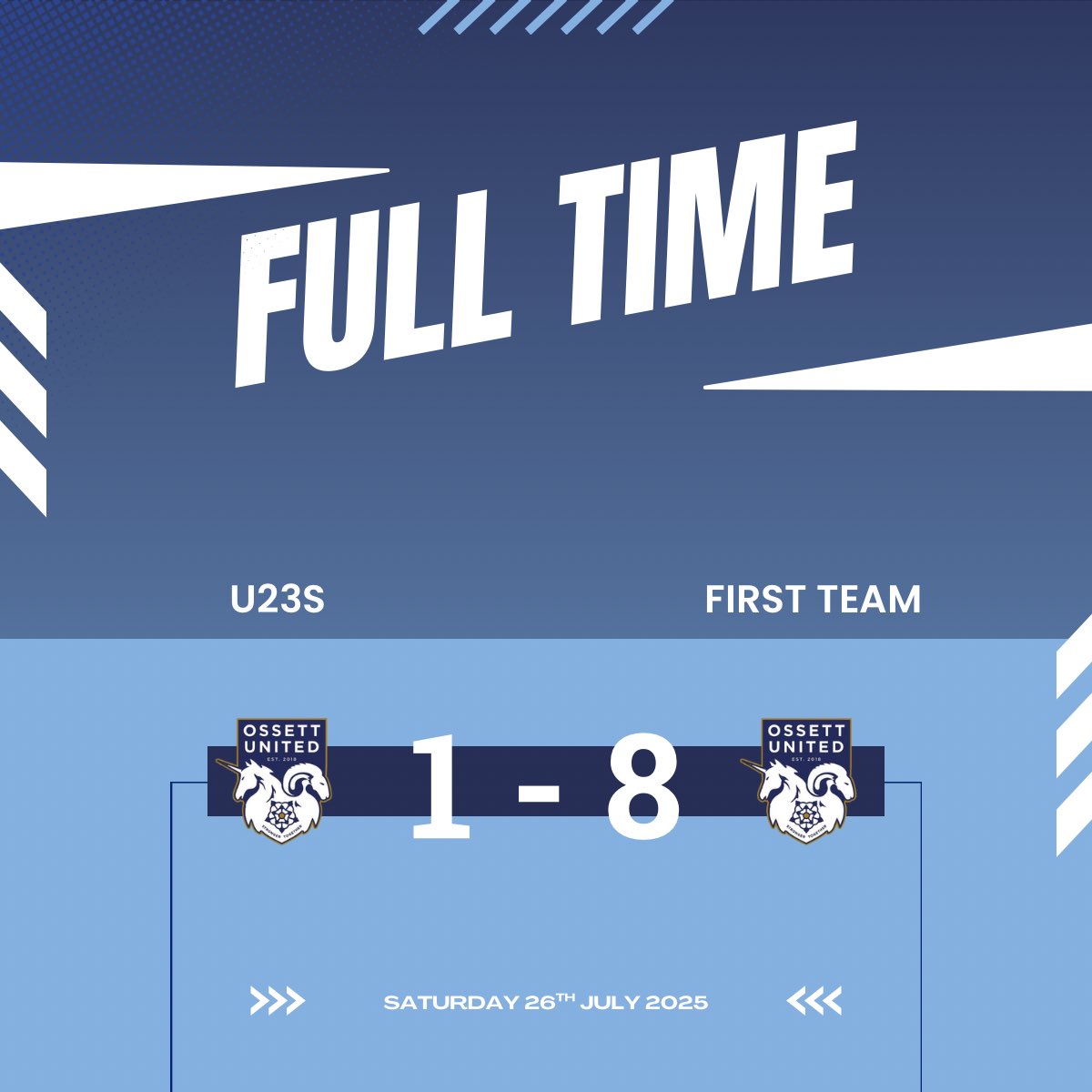 Ossett United FC tweet media