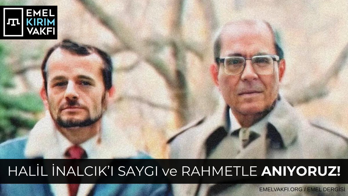 ÖMRÜMÜ TÜRK TARİHİNE ADADIM!  diyen muhteşem eserler bırakan dünya akademik çevrelerinin saygıyla, "En Büyük Osmanlı Tarihçisi"  Prof Dr Halil İnalcık hocamızı ölüm yıldönümünde rahmetle saygıyla anıyoruz....
Foto:  yolbaşçımız Mustafa A Kırımoğlu ile  Bahçesaray Kırım'da