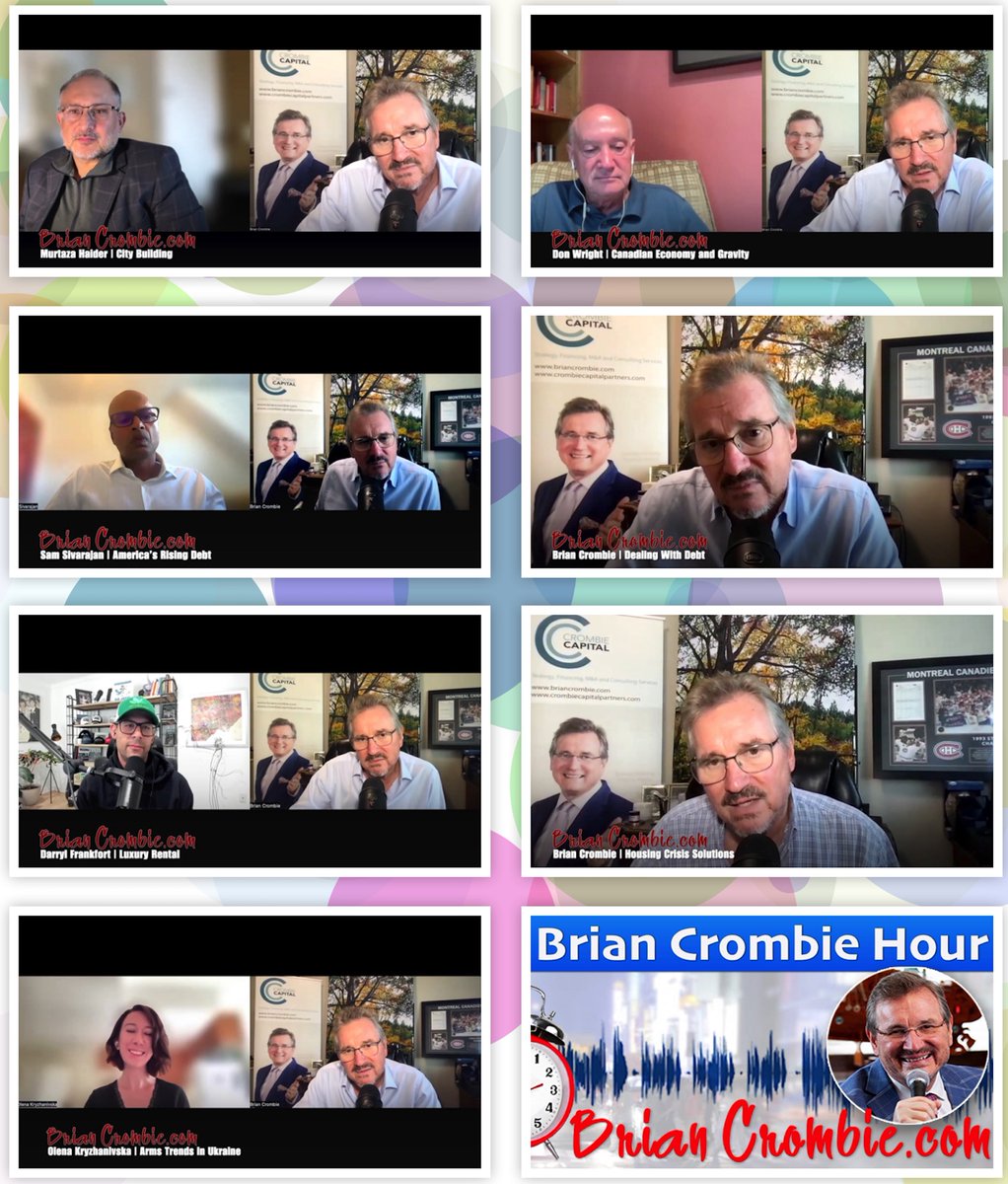 briancrombie's tweet image. Here are links to The Brian Crombie Hour video cast shows on 🎦 my YouTube channel bit.ly/2Oioec8 this past week, July 21-25. ALL my 🎤 podcasts and 🎦 video casts can be accessed any time on my web site briancrombie.com which holds repository of all shows. The...