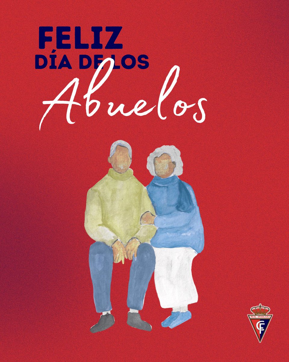 👵👴 Hoy celebramos a quienes nos enseñaron los primeros valores que también se viven en el fútbol: respeto, esfuerzo, amor y entrega.

A todos los abuelos y abuelas, gracias por ser nuestro primer equipo.

❤️ ¡Feliz Día de los Abuelos!

#VamosAranjuez #OrgulloRibereño