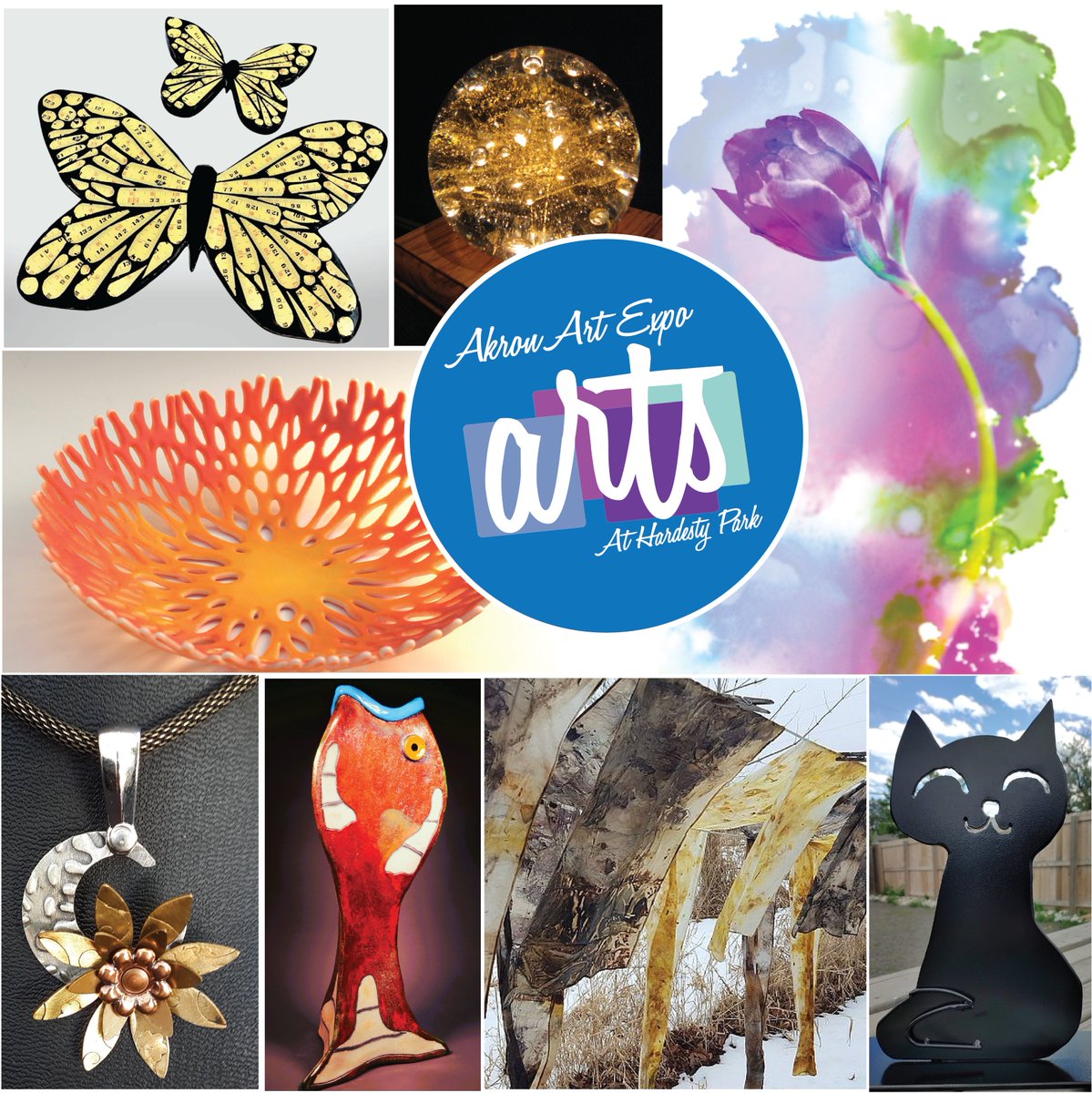 HankF330ToGo's tweet image. TODAY at Hardesty Park in West Akron:
Don't miss the Akron Art Expo celebrating 46 years of creativity! With over 100 juried artists showcasing their one-of-a-kind art, including stunning glass pieces, intricate metalwork, beautiful jewelry, captivating photography, and so much…