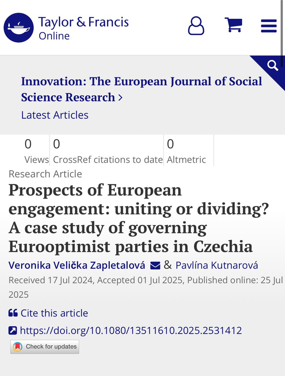 Veronika Velička Zapletalová (@velickazapletal) on Twitter photo While everyone’s busy studying Euroscepticism, we thought - why not try something radical..like optimism?
Together with <a href="/kutnarova_p/">Pavlína Kutnarová</a> , we set out to explore the brighter side of EU narratives. Thanks to <a href="/nat_styczynska/">Natasza Styczyńska</a> and Nikola for bringing us on board for this special issue While everyone’s busy studying Euroscepticism, we thought - why not try something radical..like optimism?
Together with <a href="/kutnarova_p/">Pavlína Kutnarová</a> , we set out to explore the brighter side of EU narratives. Thanks to <a href="/nat_styczynska/">Natasza Styczyńska</a> and Nikola for bringing us on board for this special issue