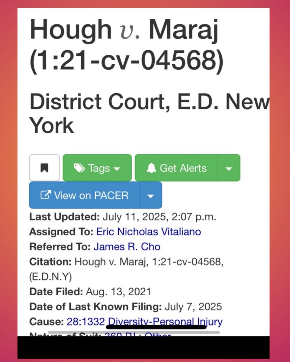 RedMedia_us's tweet image. Nicki Minaj and Kenneth Petty are facing a lawsuit filed by Petty’s attempted rape victim, Jennifer Hough.

The suit is set to have an in-person settlement on July 31, 2025. There are reports that Nicki Minaj&apos;s crash out on  X is to divert attention from the case happening in 5…