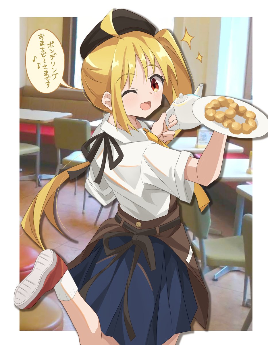 cs4126's tweet image. カフェ店員虹夏ちゃん☕ #ぼっち・ざ・ろっく