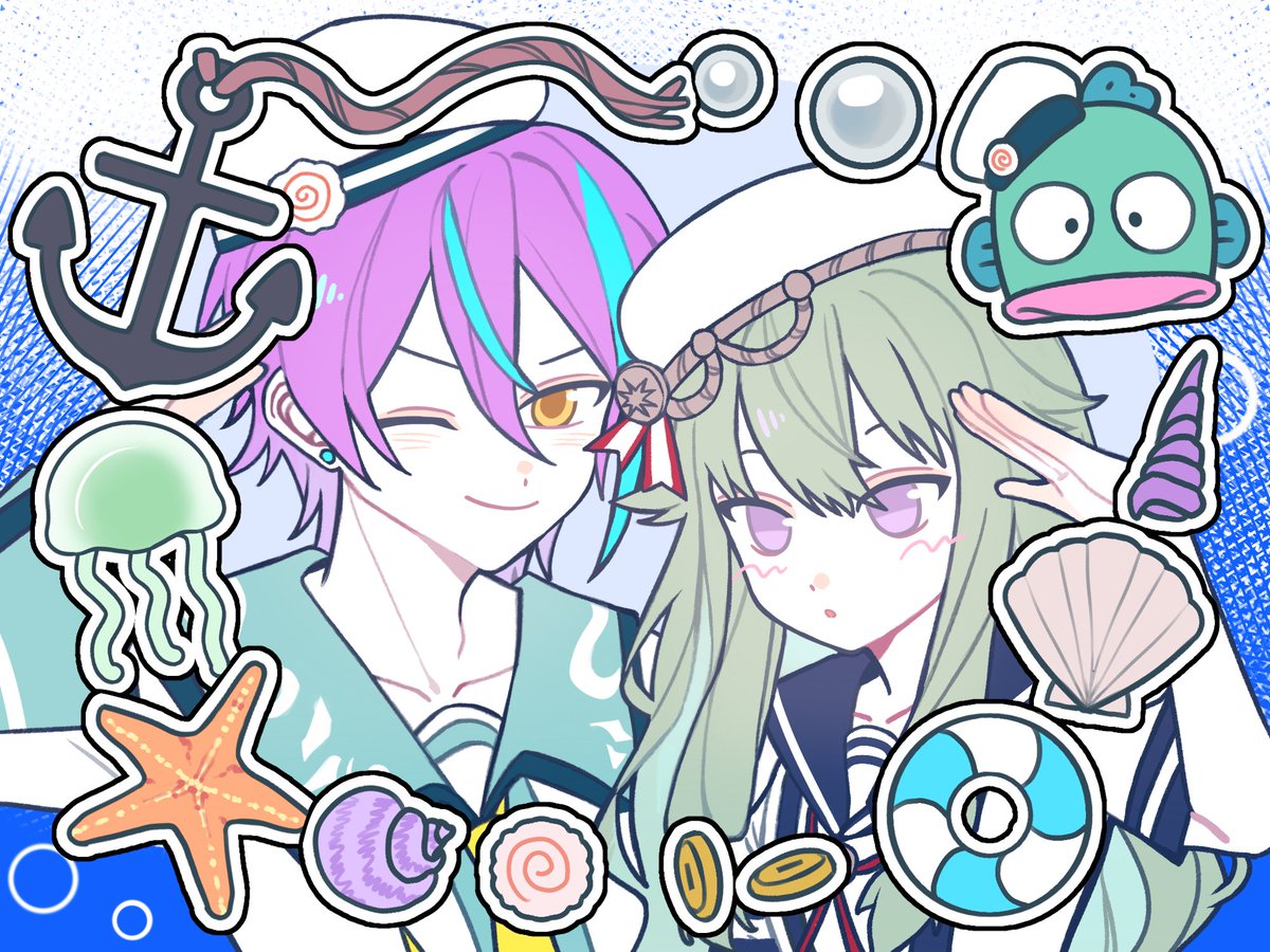 IDSMILE_25_'s tweet image. #類寧々 一张大头贴🌊是私人委托☺️