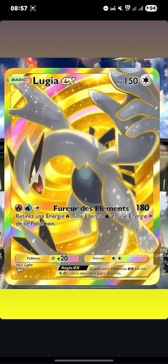 PokemonTCGPinfo's tweet image. ¿Os gustaría unas cartas de oro con este estilo de Lugia y Ho-oh? A mí me fliparía 😍
