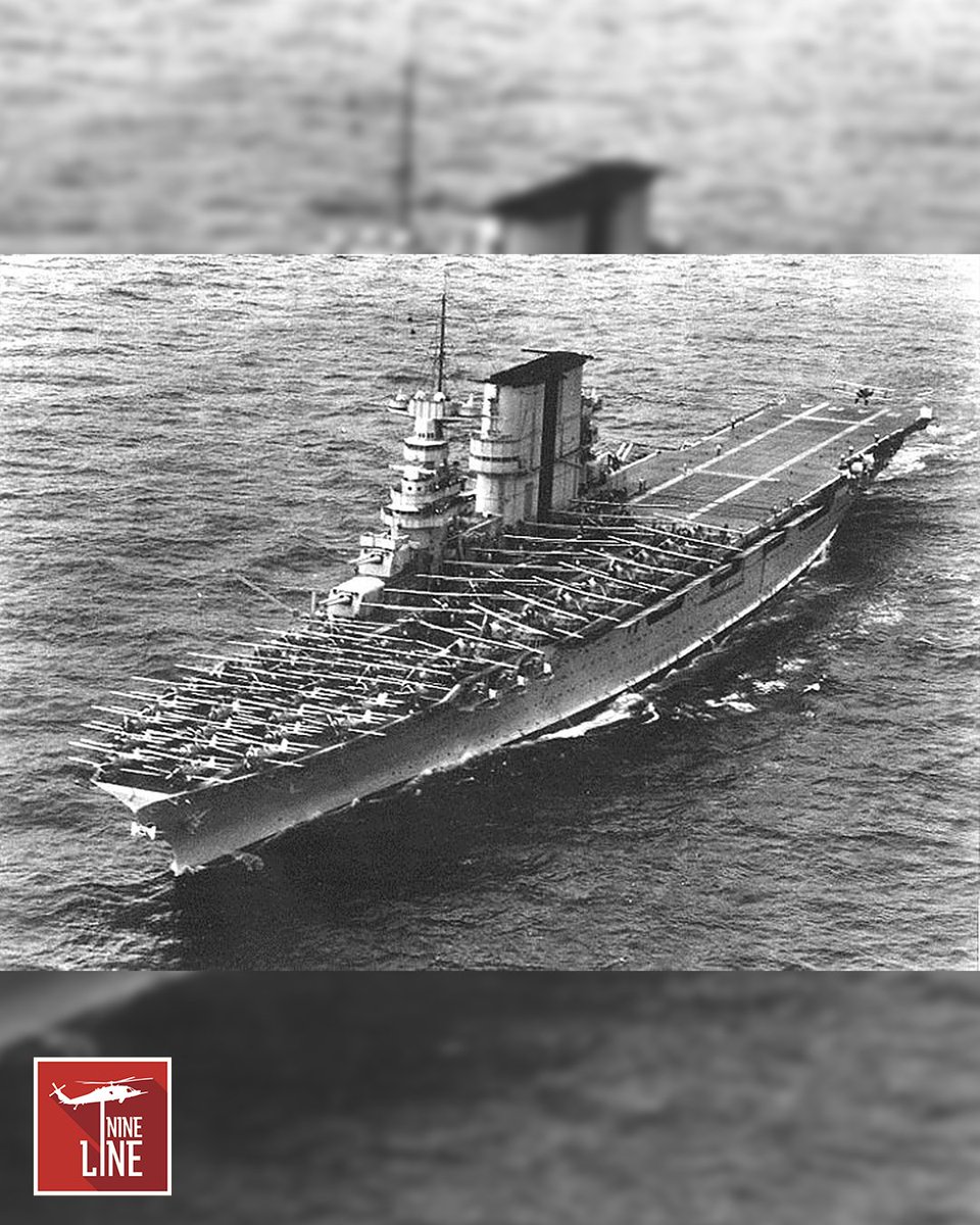 NineLineApparel's tweet image. July 26, 1942 - 400 miles off the coast of Fiji, the USS Wasp (foreground of 1st image), USS Enterprise, and USS Saratoga (background) rendezvous with the invasion force for Guadalcanal. This was the most powerful US Naval force that had yet to be assembled in the Pacific. Also…