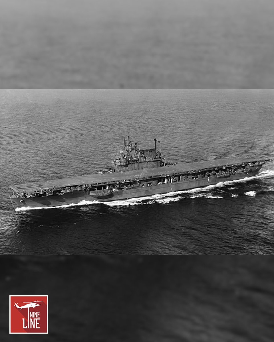 NineLineApparel's tweet image. July 26, 1942 - 400 miles off the coast of Fiji, the USS Wasp (foreground of 1st image), USS Enterprise, and USS Saratoga (background) rendezvous with the invasion force for Guadalcanal. This was the most powerful US Naval force that had yet to be assembled in the Pacific. Also…