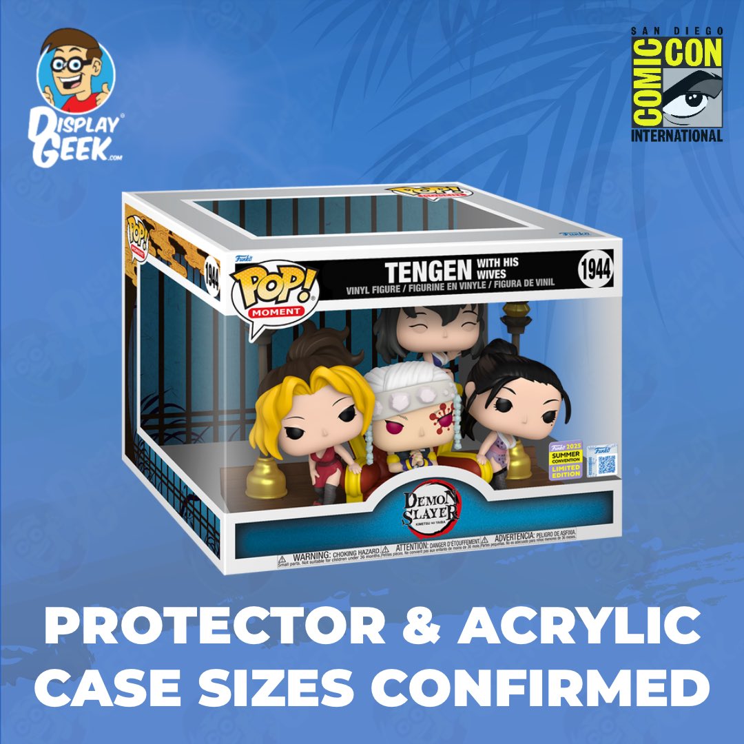 DisplayGeek's tweet image. #SDCC Exclusive protector size confirmed  in 0.50mm-0.60mm Protector OR 3mm Custom Acrylic Case!) 

Find them all here: displaygeek.com/collections/pr…

#DisplayGeek #Funko #FunkoPops #PopProtector #SDCC2025 #SanDiegoComicCon #ComicCon