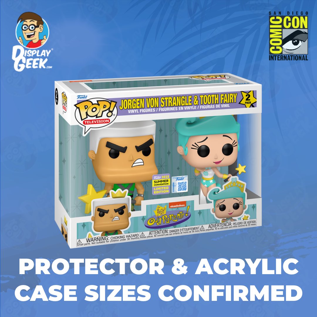 DisplayGeek's tweet image. #SDCC Exclusive protector size confirmed  in 0.50mm-0.60mm Protector OR 3mm Custom Acrylic Case!) 

Find them all here: displaygeek.com/collections/pr…

#DisplayGeek #Funko #FunkoPops #PopProtector #SDCC2025 #SanDiegoComicCon #ComicCon