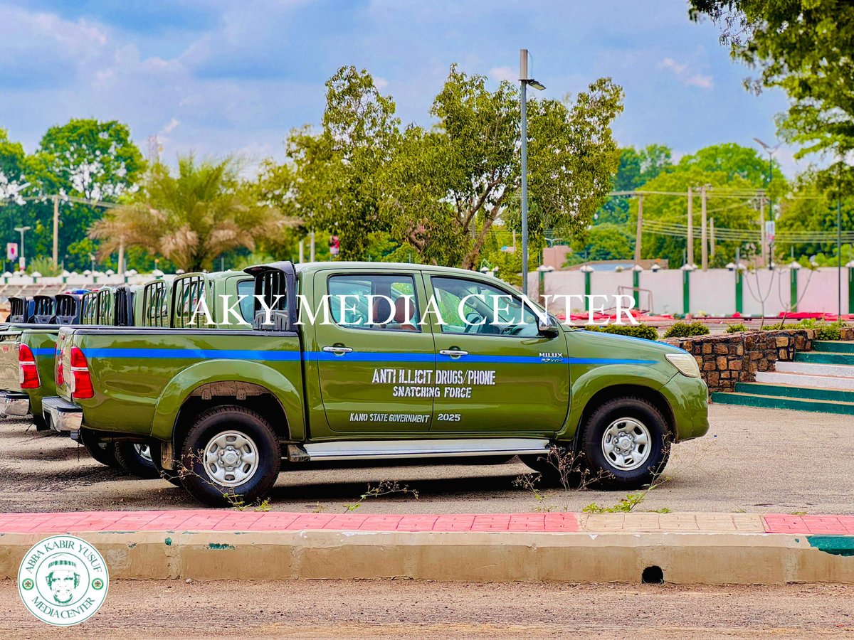 ibrahimado__'s tweet image. Vehicles for Kano State Anti Illicit Drugs/Phone Snatching Force procured by the Kano State Government under the leadership of Gov. Abba K Yusuf.

#AbbaIsWorking.