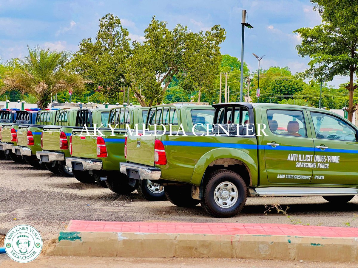 ibrahimado__'s tweet image. Vehicles for Kano State Anti Illicit Drugs/Phone Snatching Force procured by the Kano State Government under the leadership of Gov. Abba K Yusuf.

#AbbaIsWorking.