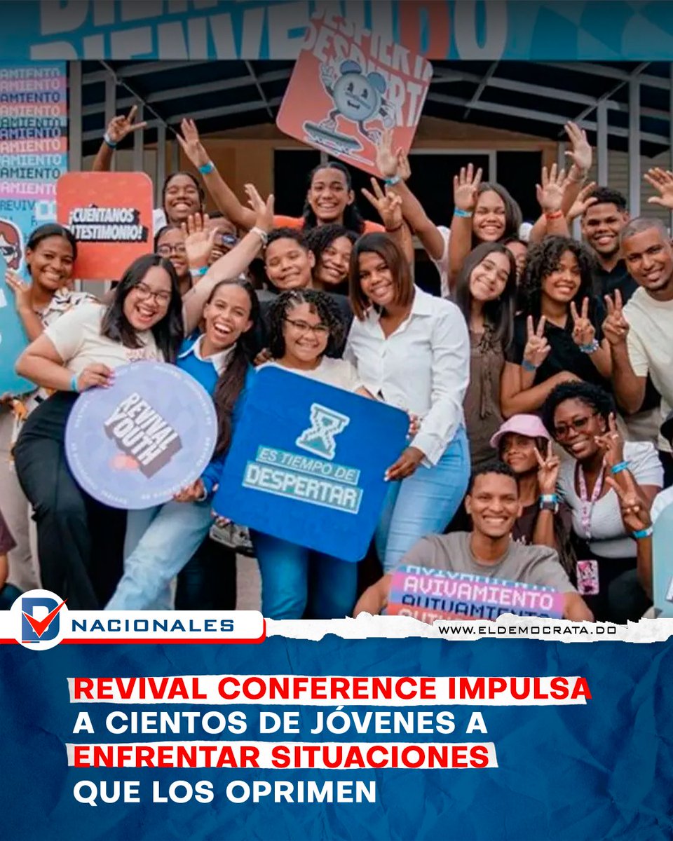 eldemocratard's tweet image. Durante tres días, más de 1,400 jóvenes participan en Revival Conference 2025 El Despertar, un evento que tiene como propósito reavivar en esta generación una relación profunda con Dios, una pasión radical por la santidad y por vivir en obediencia a Su Palabra, siendo portadores…