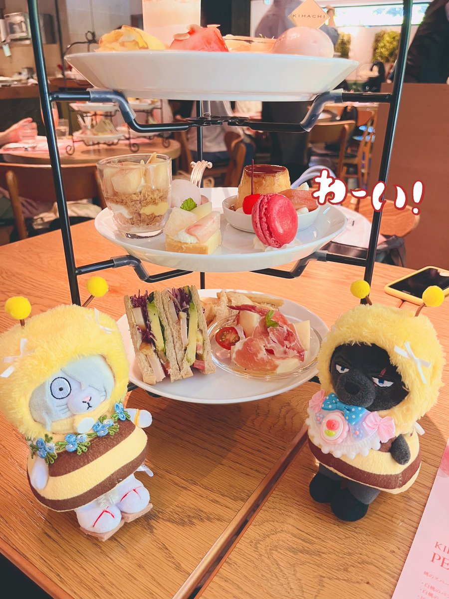 nn____110n's tweet image. 今日774さんと🍑🫖アフヌンしたりぬい服ショップ巡ってお買い物してきた〜！！🐝
沢山お喋り出来てめっちゃ楽しかったです…！！🫶🫶🫶💕