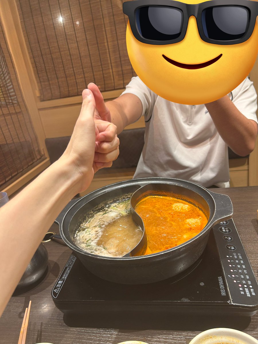 P0CAME's tweet photo. SAさんとしゃぶ葉 https://t.co/HShGISaVZg