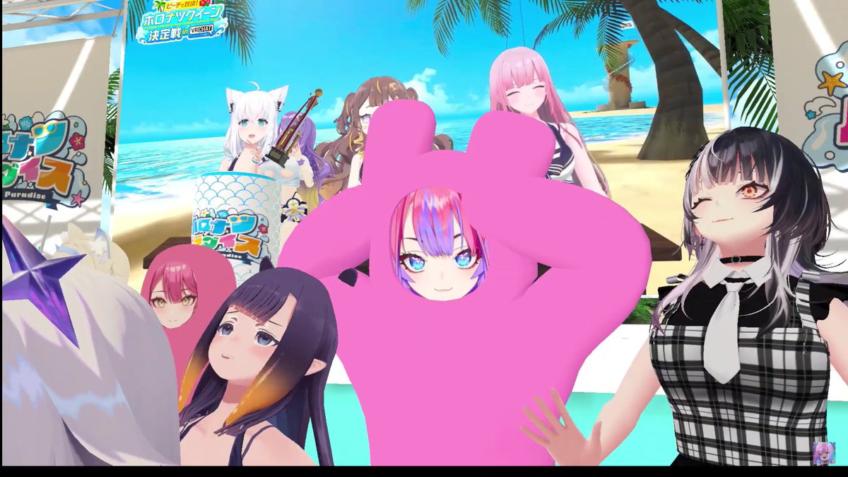 NicoTeaDAIOO's tweet image. おつヴィヴィ~✨
初めてのVRChatだし調整も難しそうだったけど見てて楽しめたよ!
ファンサなのかヴィヴィたんが画面に向かって手を振ってくるの面白くて可愛かったねw👋👋👋
いろんな先輩とも絡めてたようで何よりだったし今日は1日お疲れさま!おやすみ~🌙
#holonatsuParadise #ヴィヴィライブ