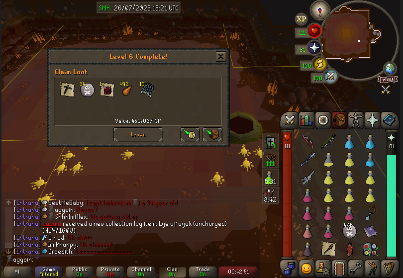 staff on iron :)