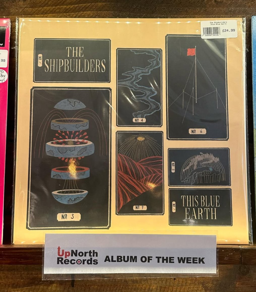 TheShipbuilders's tweet image. We're gradually worming our way into record shops across the nation.. first @PiccadillyRecs and now, not only have Chester's wonderful Up North Records taken stock, they've only gone and made it album of the week! Get in!
🌍