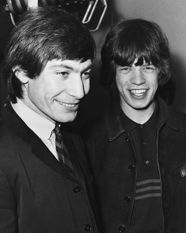 charlieboywatts's tweet image. Happy birthday Mick!