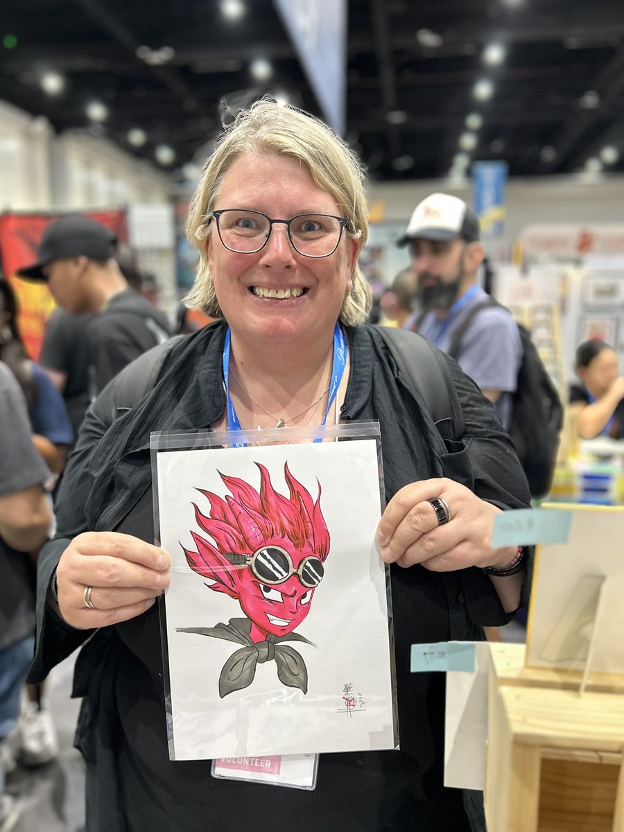 This lovely individual easily made my Comic-Con this year with her generous and kind words and a handshake that felt like a warm hug.

#SDCC #SDCC2025 #KindnessIsPowerful