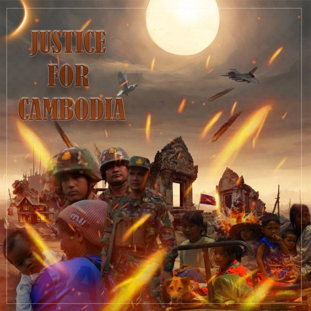 sin90521's tweet photo. Cambodia be honest 🙏🏻💪🏻💪🏻
#ThailandOpenedTheWar 
#Cambodianeedpeace https://t.co/YsuP0FL8LI