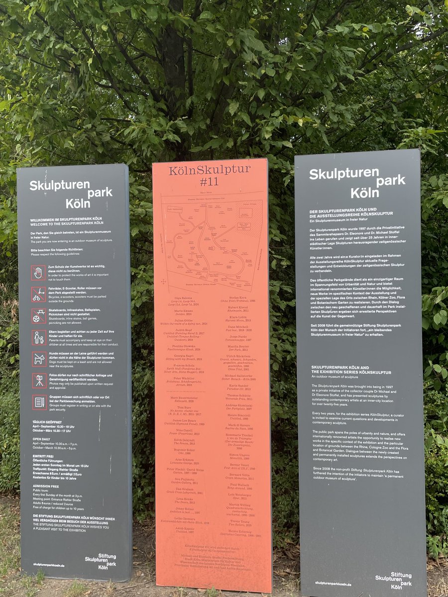 Silabrei's tweet image. Kleine Radtour zum Skulpturenpark Köln… 
Und weiter geht’s. 👋
