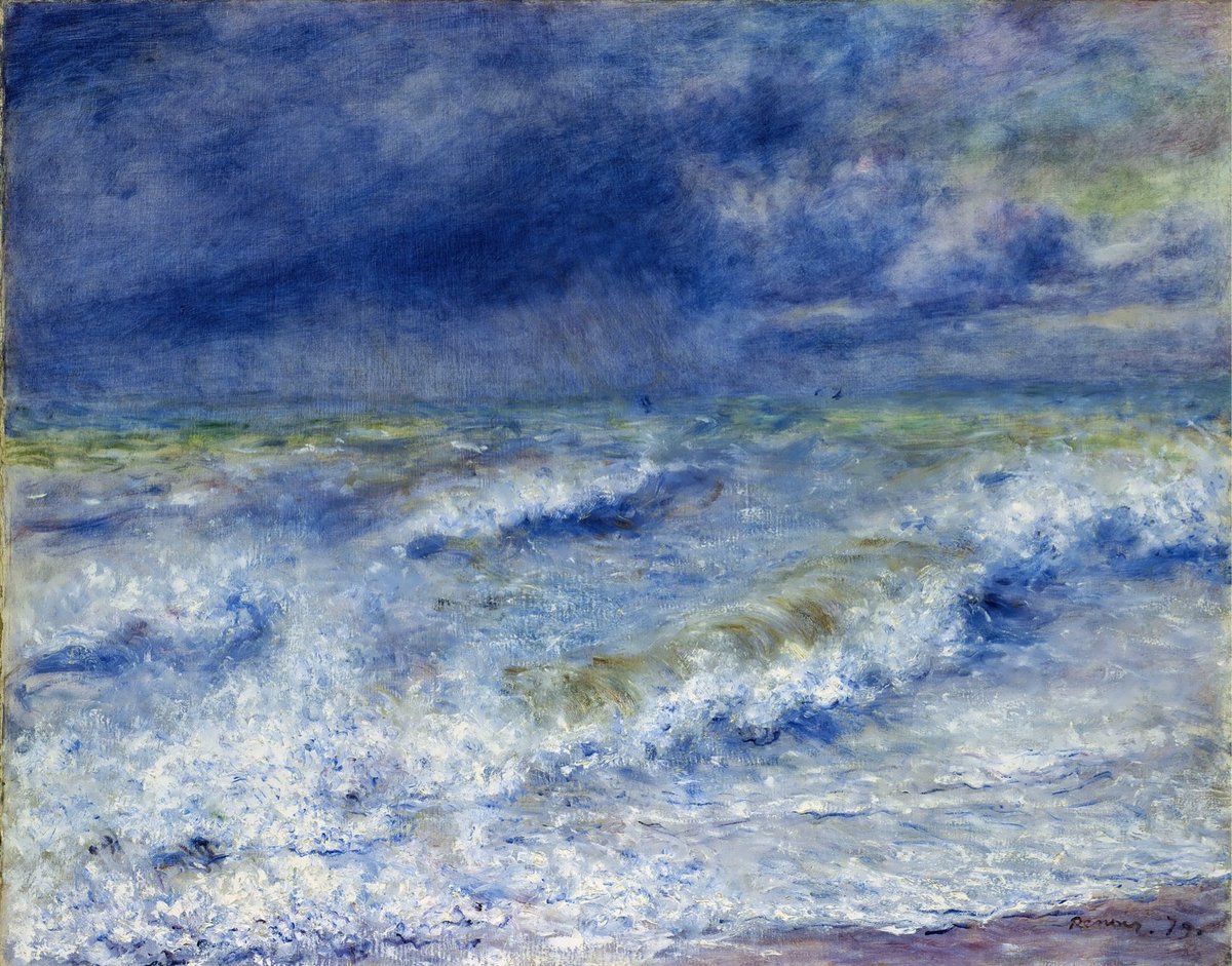 DonatellaNicit4's tweet image. Una mattina siccome uno di noi era Senza nero uso' il blu, era nato l'impressionismo
Renoir
#BluDEstate #VentagliDiParole
@VentagliP
Renoir