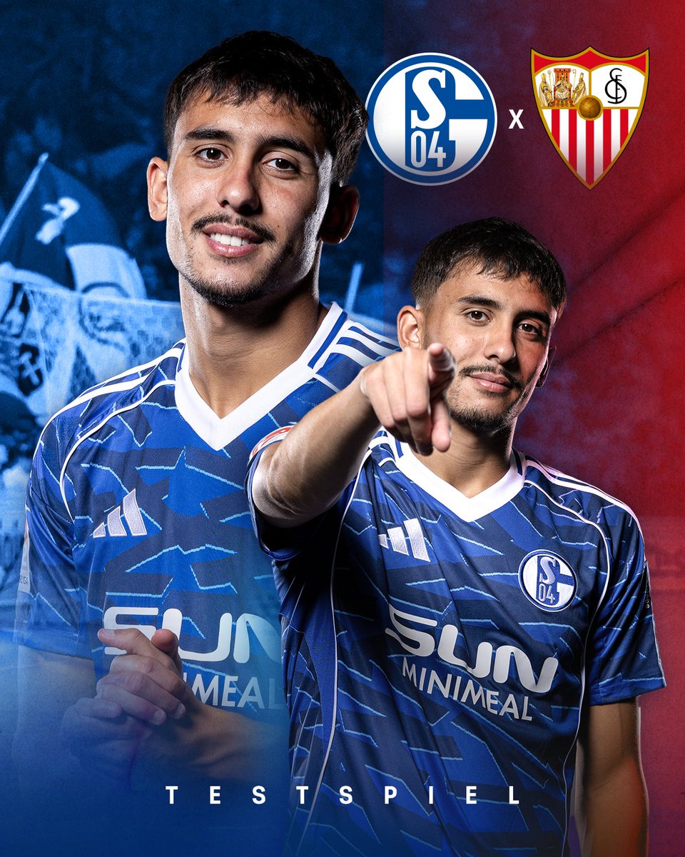 ⚒️ DÍA DE AMISTOSO ⚒️
⚽️ #S04 🆚 <a href="/SevillaFC/">Sevilla Fútbol Club</a> 
🕔 17h
#️⃣ #S04SFC