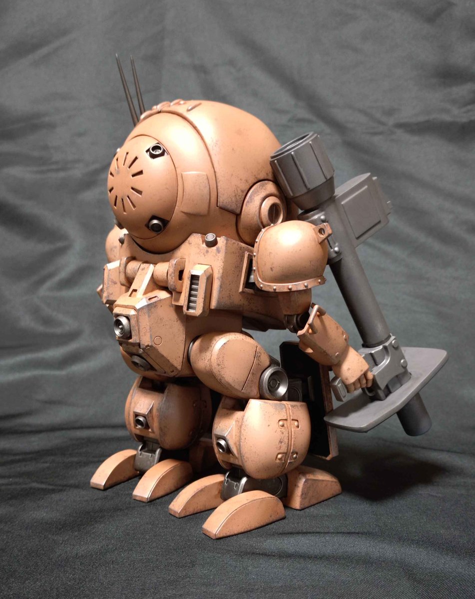 R3_ws_iyasaka's tweet image. 当日版権商品<その肆>
青の騎士ベルゼルガ物語
ライジングトータス(税込25000円)
1/24 オクトバ(税込24000円)
#WF2025S #ボトムズ #青の騎士ベルゼルガ物語
