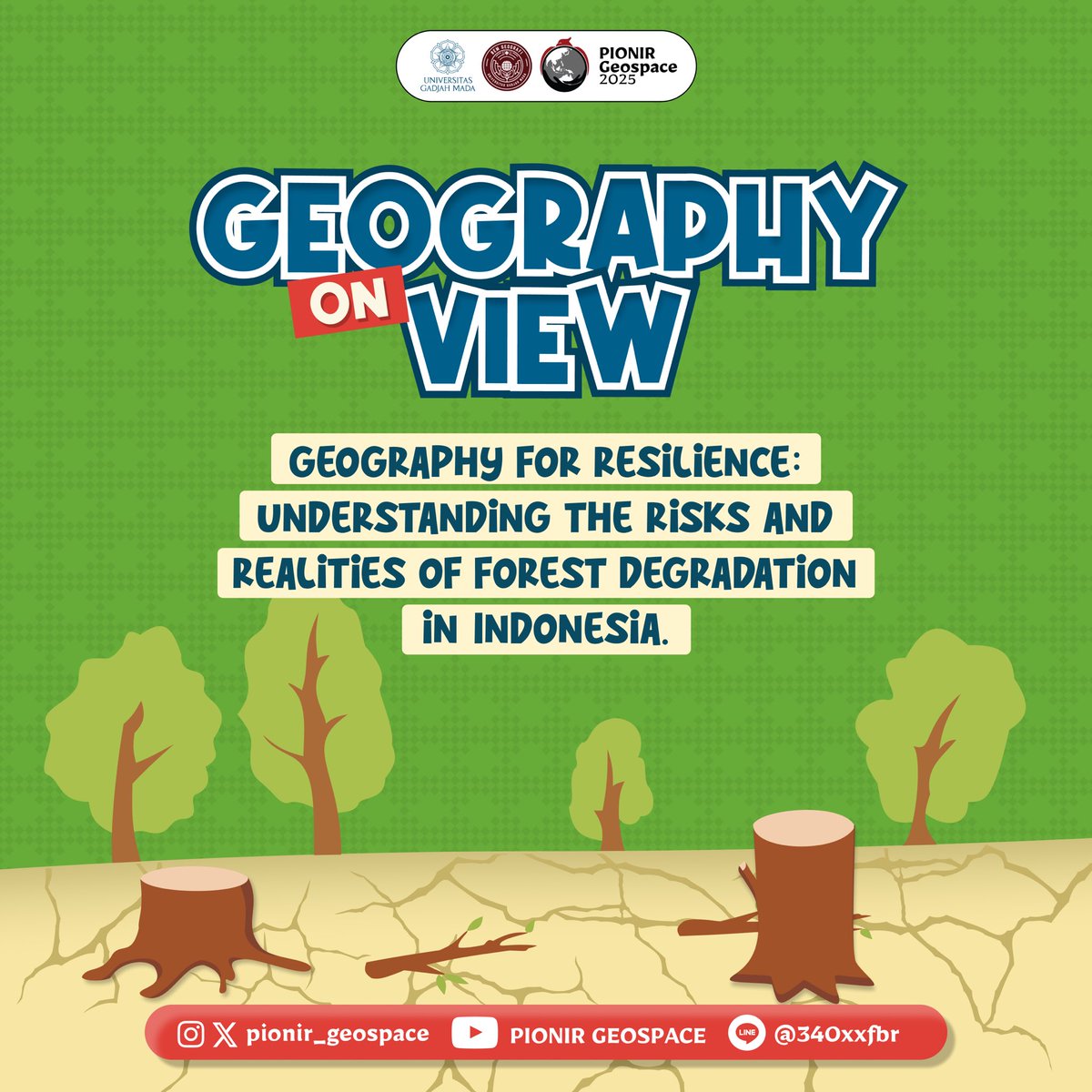 pionir_geospace's tweet photo. Halo, Geograf Muda!

GOV merupakan salah satu rangkaian acara di PIONIR Geospace yang akan membuat Geograf muda mengenal lebih lanjut mengenai kegeografian, saat ini GOV mengusung tema “Geography for Resilience: Understanding the Risks and Realities of Forest Degradation https://t.co/sIm9wZ8kzJ