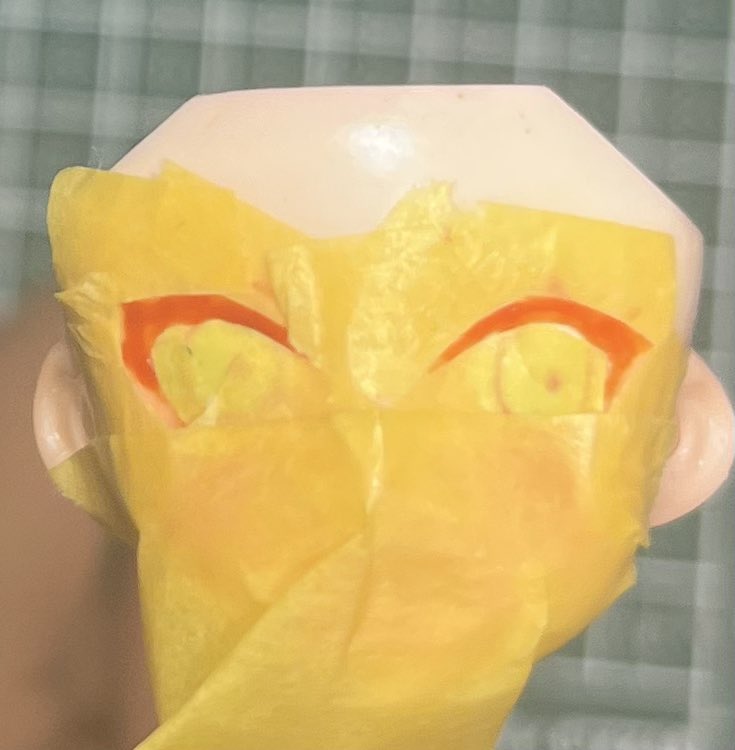 MORUMO64's tweet image. エナメル筆塗り→エナメルエアブラシ塗りにやり方変えたらアイペの精度が桁違いに上がってワロタ
マスキングめんどいけどこのやり方でいこう