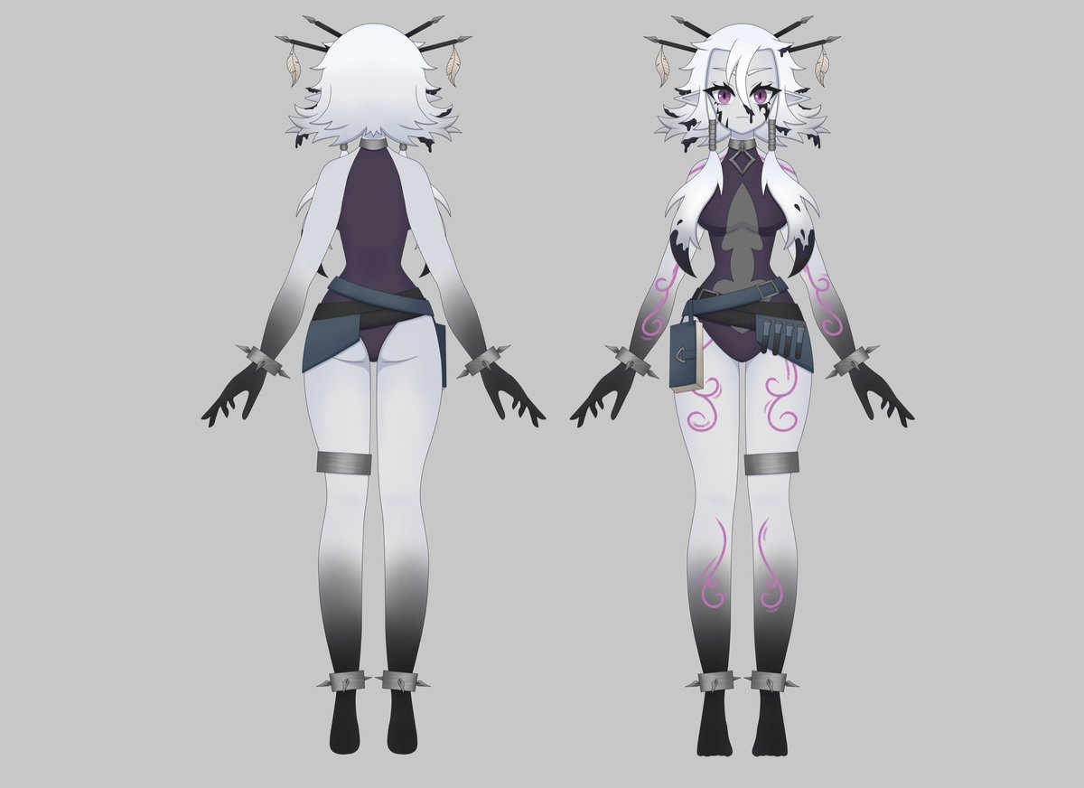 MinkVT's tweet image. Not fully done with the actual ref so this will have to do for now! Hey everyone I’m Mink. A ink girl stuck in the void somewhere far away 👀
I’m an artist interested in world building, character design and general art stuff. It’s so nice to meet you! 🖤
Art and concept by me!