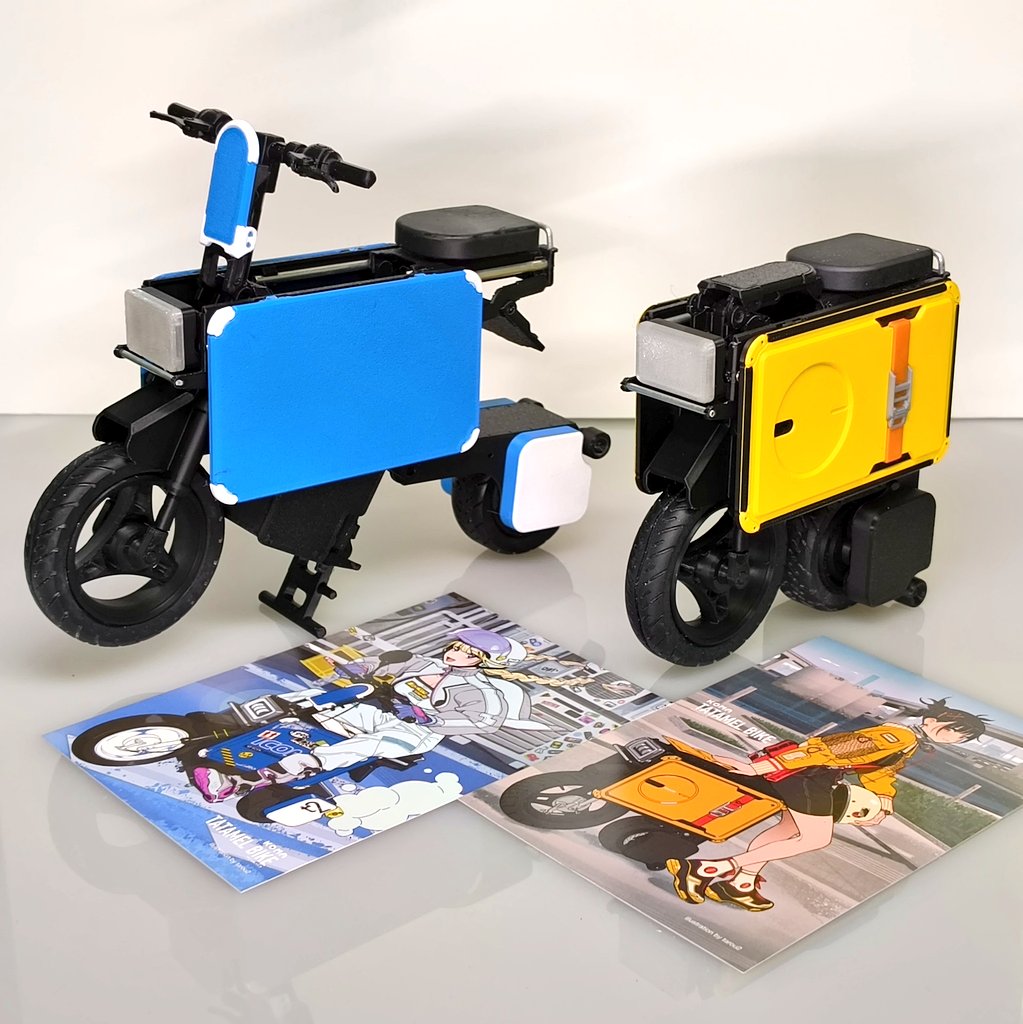 takamityu's tweet image. 直前ですが、1/6 タタメルバイクの多色プリントのパネルが上手く仕上がったので、完成品のいつくかには、セットでお付け致しますー!良い仕上がりです!
1ブースでお買い上げの方はポストカードもお付けします、1/12も販売予定、明日は宜しくお願い致します。
#ICOMA
#WS2025S