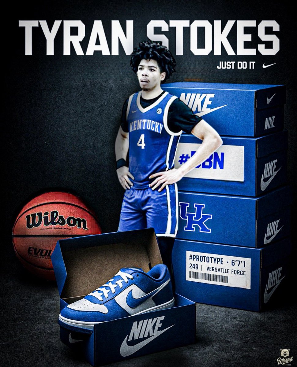 WildcatVisuals's tweet image. Kentucky is gaining momentum for Tyran Stokes 👀