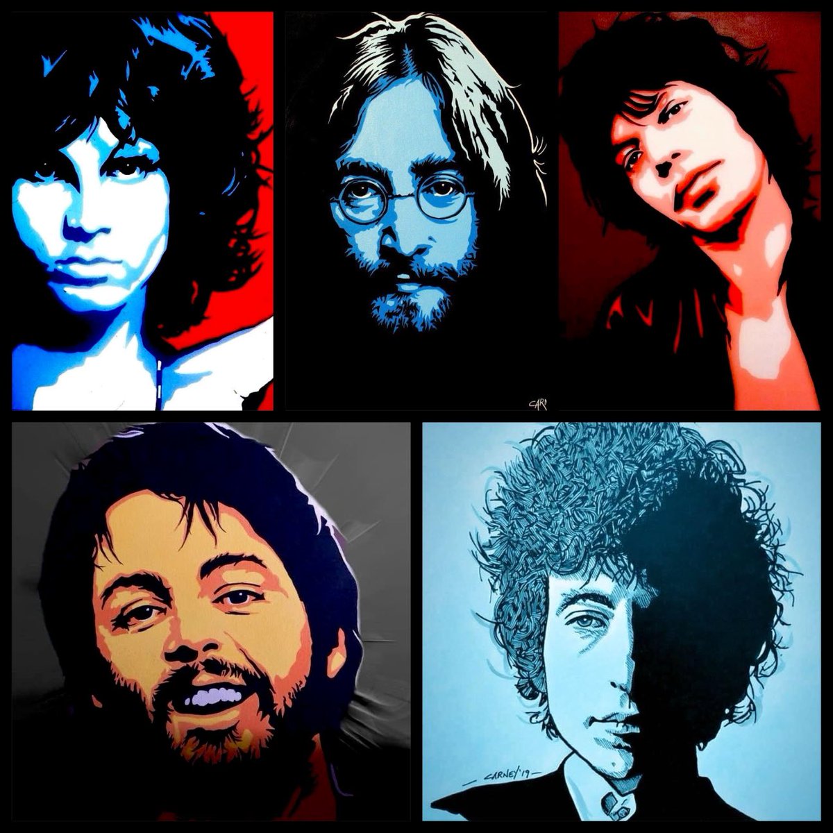Carney_ART's tweet image. The '60s was one of the first times the power of music was used by a generation to bind them together. I attempted to capture that power in each of my portraits.
#CarneyArt #Artist #Art #artfollow #artinprogress #artoftheday #musician #music #style #portrait #Sixties #RockMusic