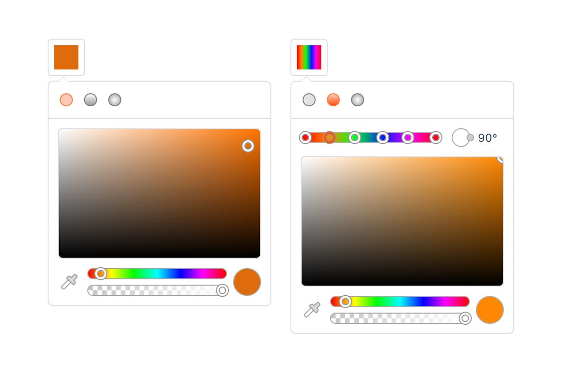 A Vue 3 colorpicker component supporting different color modes, opacity, gradients and an eyedropper tool 🎨👀 - madewithvuejs.com/vue-colorpicker