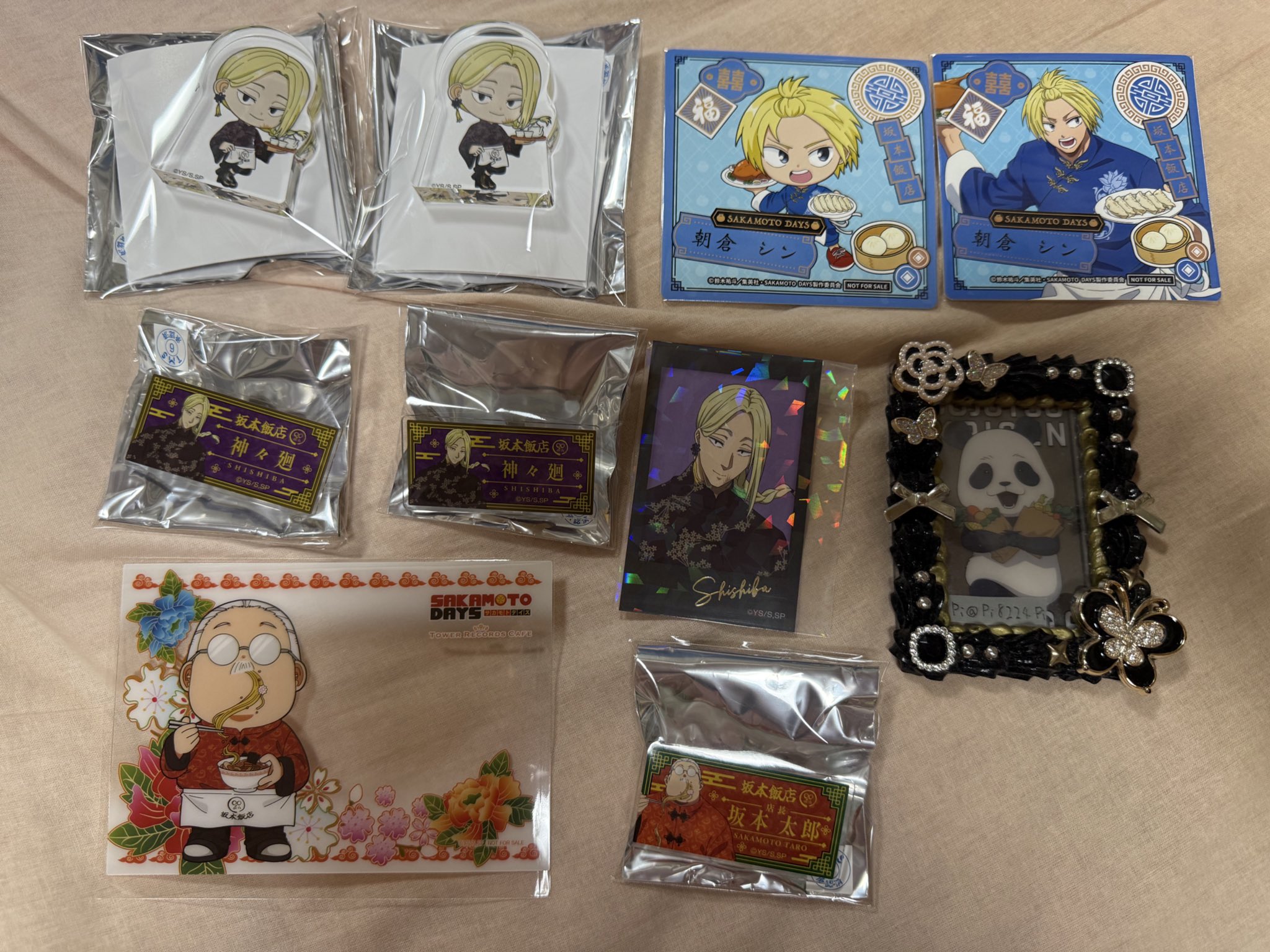 サカモトデイズ　神々廻　台湾　チェキ　タワレコ　特典　クリアカード　お買い上げ