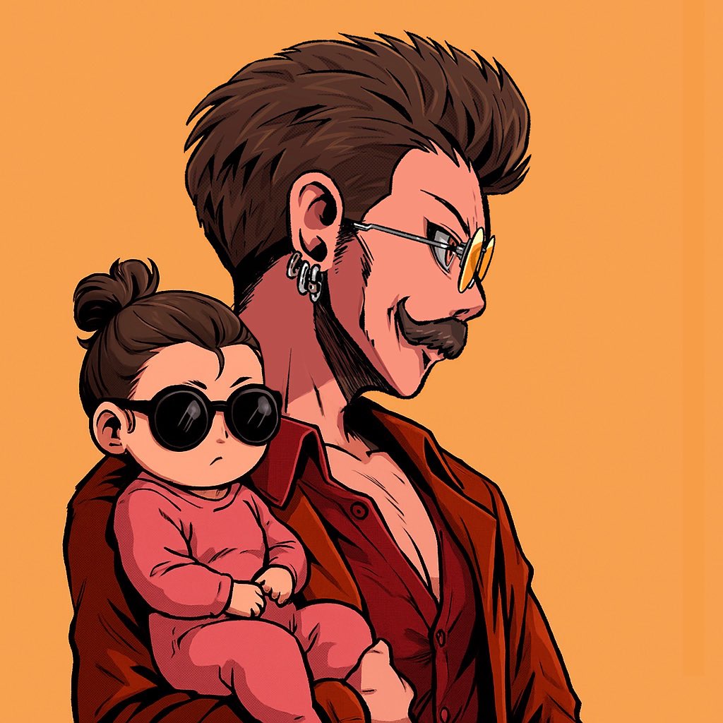 i am really a daddy now haha who would've thought! This gangster is a father now!