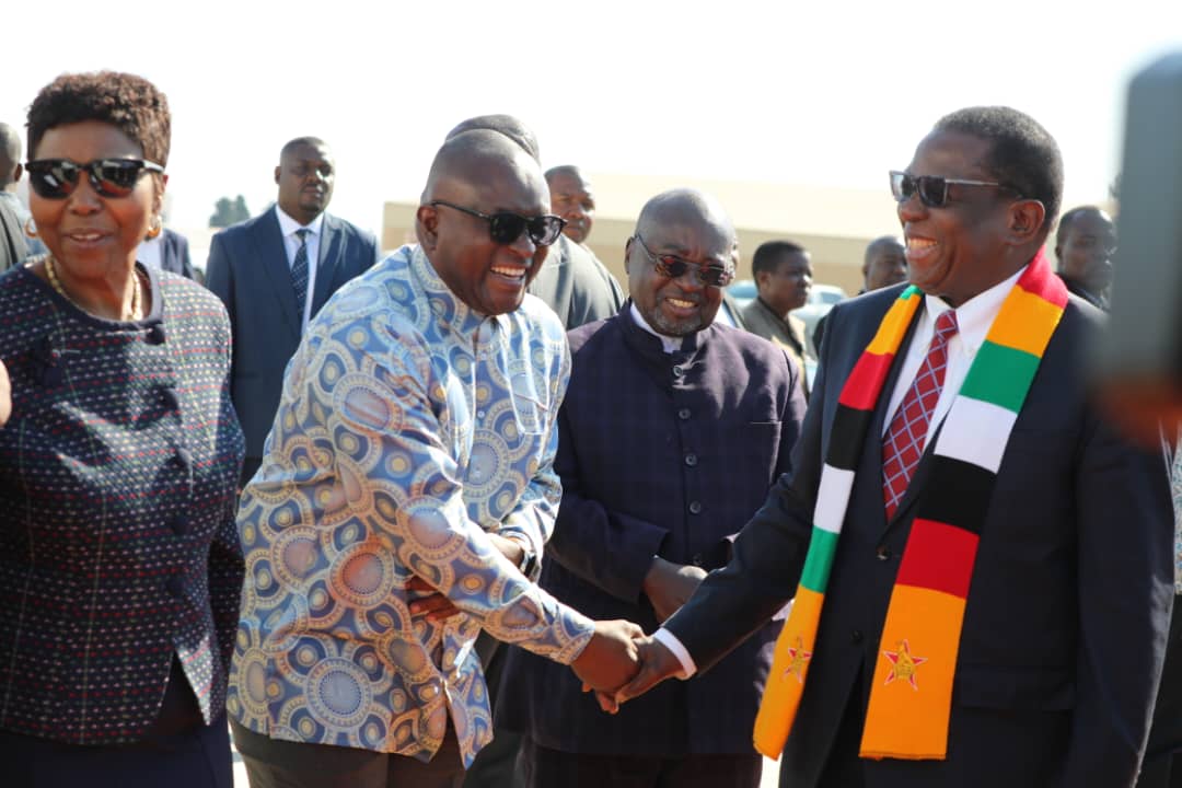 ZBCNewsonline's tweet image. PRESIDENT Emmerson Mnangagwa has left Harare for South Africa to attend the Former Liberation Movements Summit.
zbcnews.co.zw/president-mnan…
