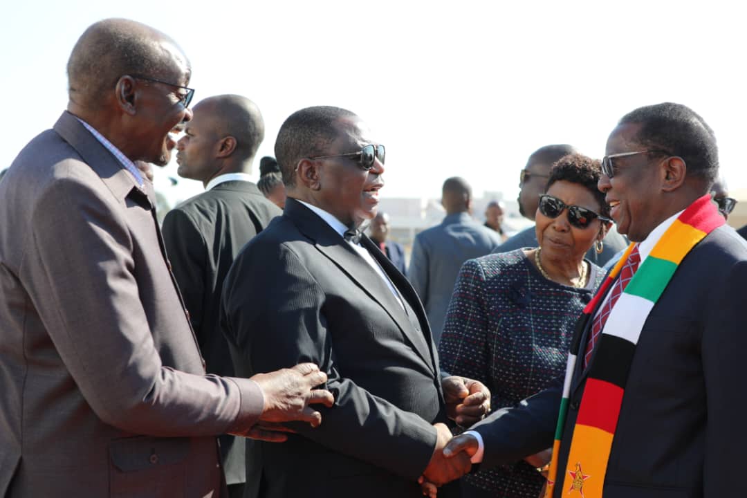 ZBCNewsonline's tweet image. PRESIDENT Emmerson Mnangagwa has left Harare for South Africa to attend the Former Liberation Movements Summit.
zbcnews.co.zw/president-mnan…