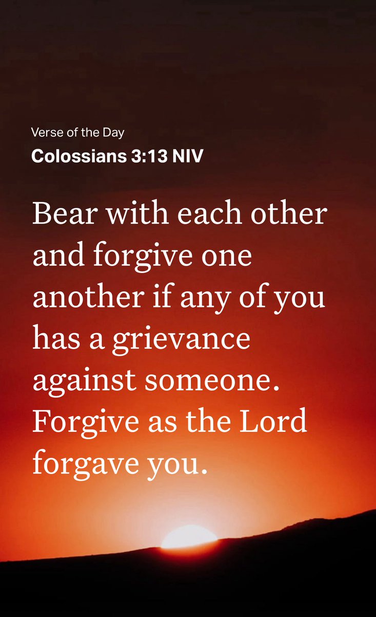 Good morning!🌞

We all have hangups, &amp;we all have people that have hurt  us… 

But forgiveness is for you &amp;not the other person. Let it go, release it &amp;move forward. Forgiveness does not mean you have to trust the person, btw. Don’t let unforgiveness naw @ you! Enjoy today!!💐