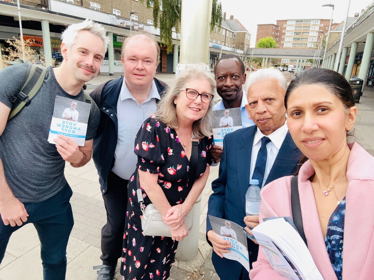 SEMITEGO's tweet image. Excellent day campaigning @AndrewBoff in the Thames View Ward by-election in Barking. @Councillorsuzie @KeithPrinceAM @timrollpickerin, Dr. Roma, Tariq, Elliott, &amp;amp; Dominic. Positive response on the doorstep! On 31/07/2025, polls open will be open from 7am - 10pm @Conservatives