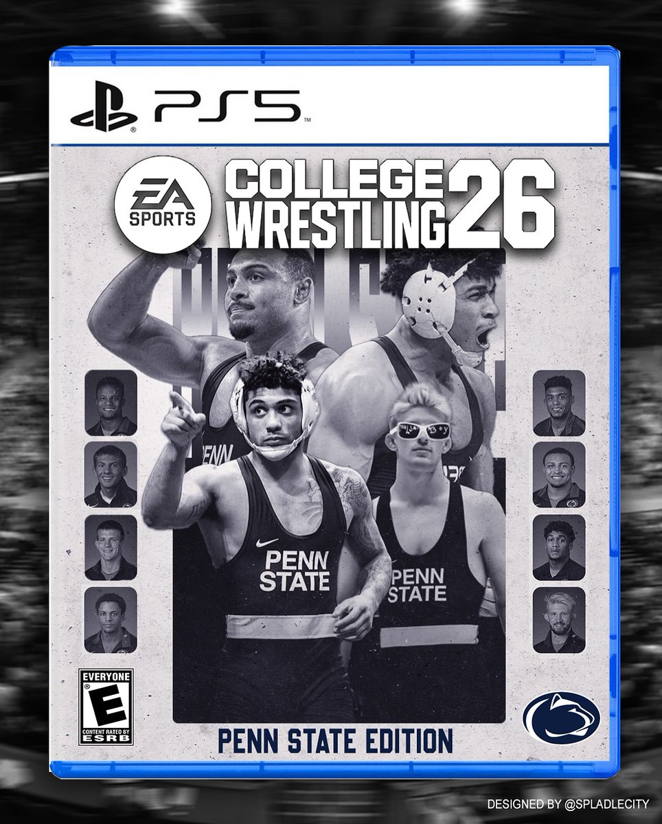 NlwcFan's tweet image. WE NEED THIS
Penn State Edition - EA Sports, College Wrestling 26
Penn State Wrestling Dynasty under Cael Sanderson & Company
40 Nat Champions (20 Diff)
60 NCAA Finalist (24 Diff)
96 AA (39 Diff)
140 NQ (58 Diff)
6 Hodge Trophies (4 Diff)
Graphics by SpladleCity…
