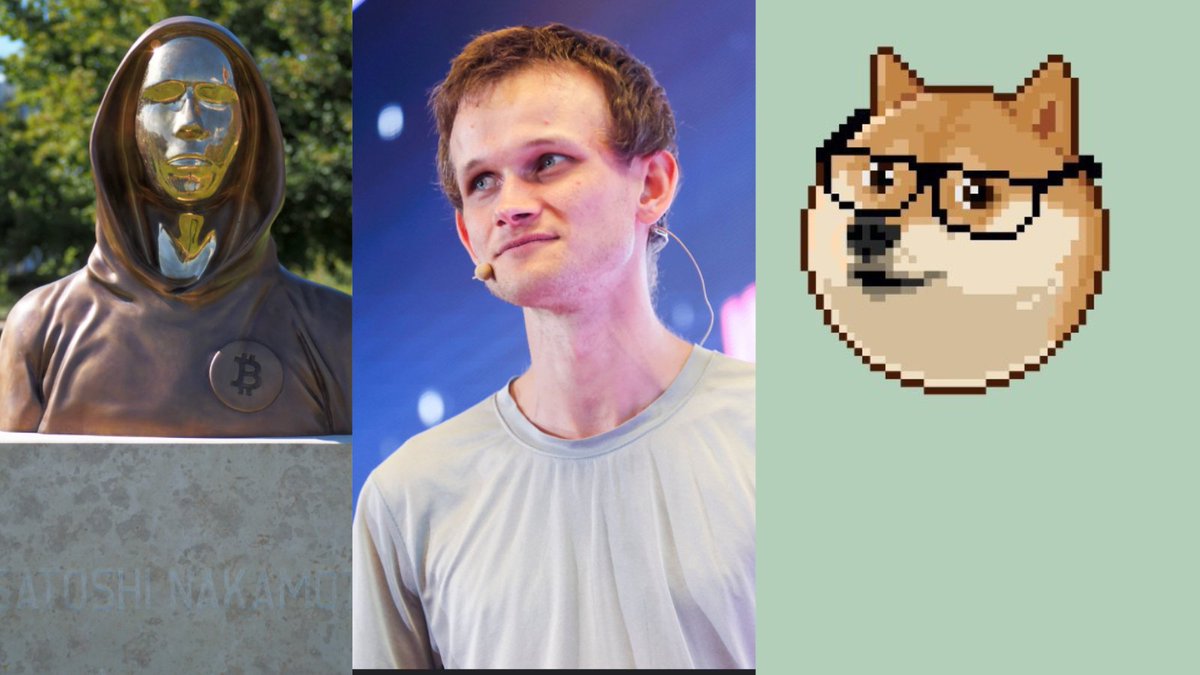 Top 3 most famous crypto founders: 1. Satoshi Nakamoto – The myth, the  legend 2. Vitalik Buterin – The face of Ethereum 3. Billy Markus – Memecoin  king, creator of Dogecoin and Bellscoin